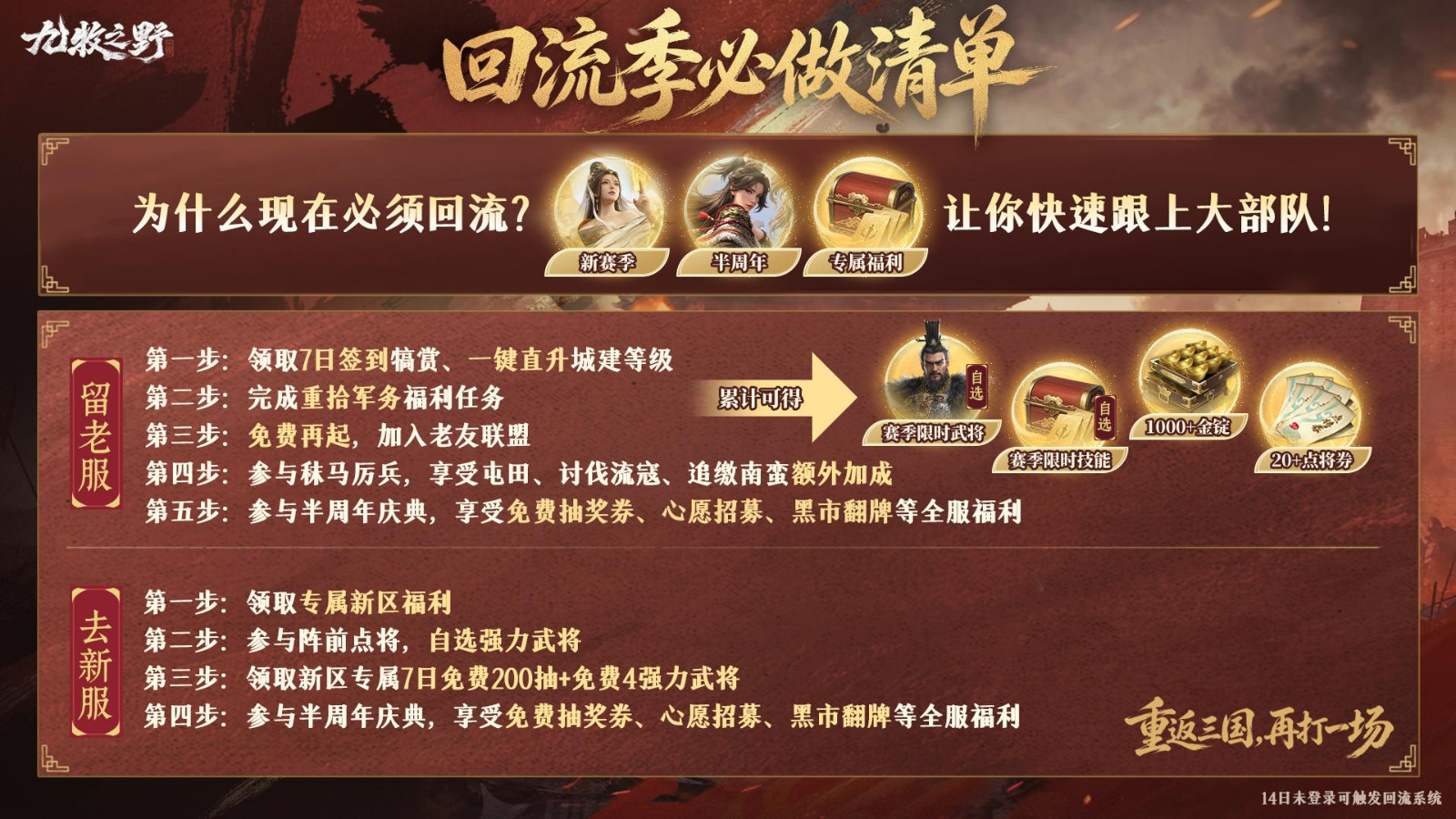 在三国里体验起义军，《九牧之野》新赛季玩法福利不容错过！
