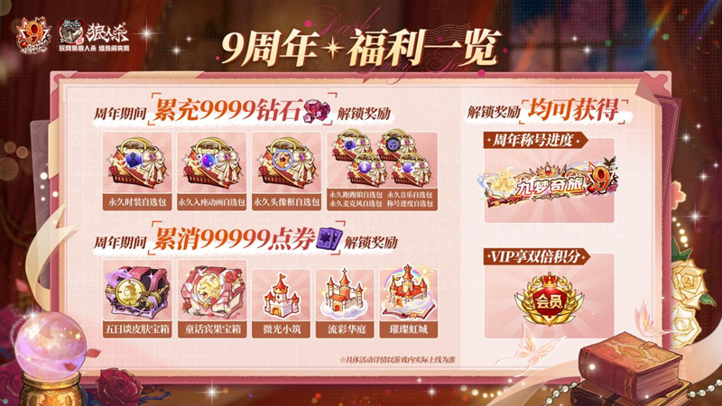 历九弥新，绯红伊始！狼人杀九周年庆典盛大启幕