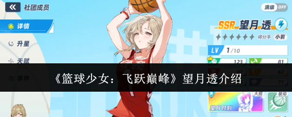 《篮球少女：飞跃巅峰》望月透介绍